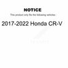 Cmx Rear Ceramic Disc Brake Pads For 2017-2022 Honda CR-V CMX-D2037